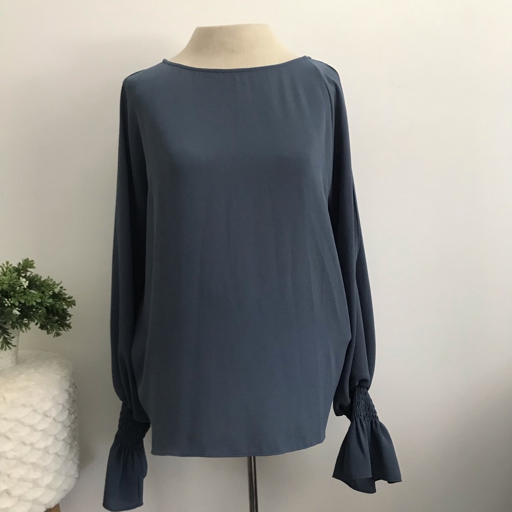 Vince Camuto cutout Long Sleeve Blouse